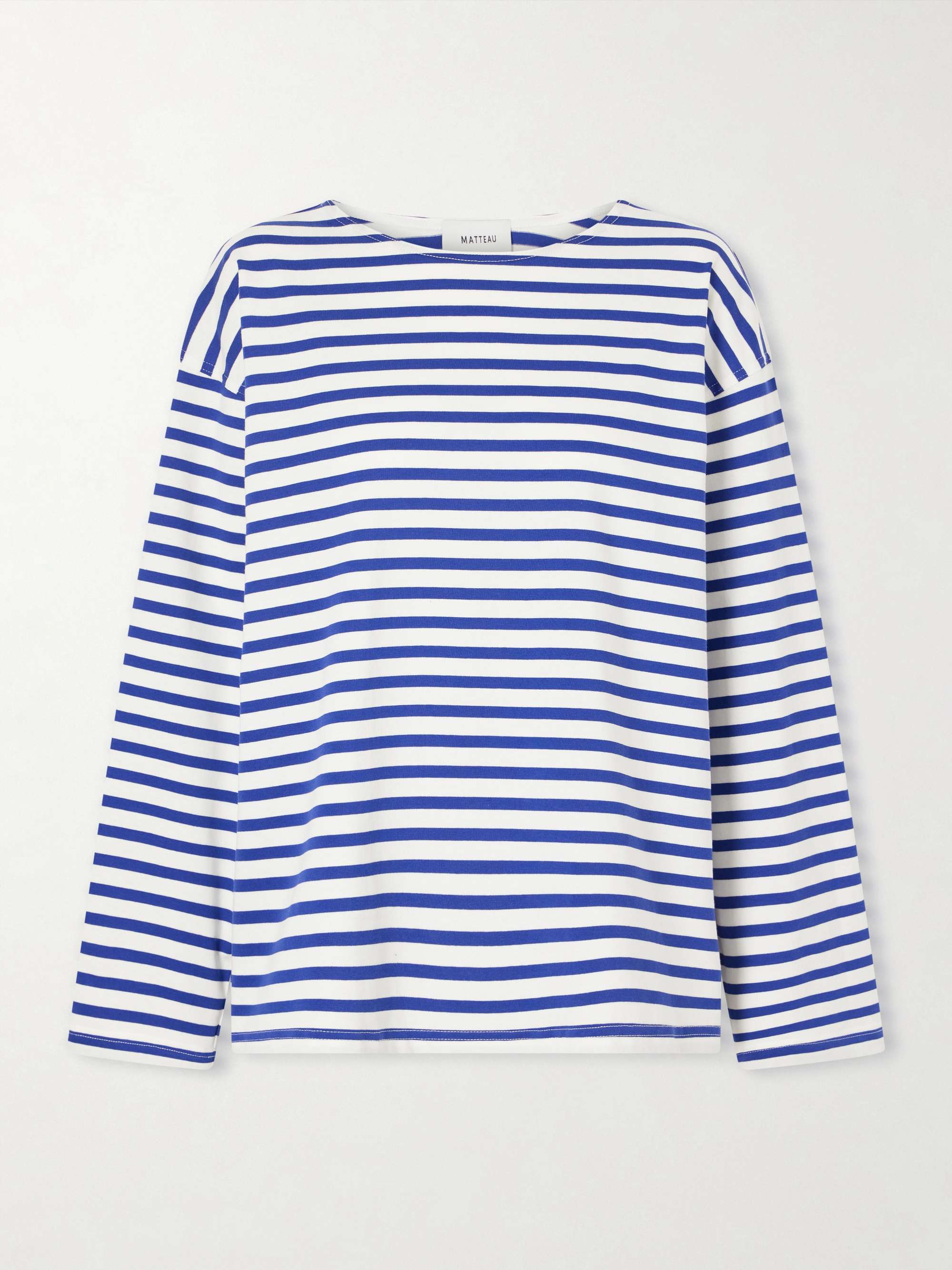 Breton Striped Cotton-Jersey T-Shirt
