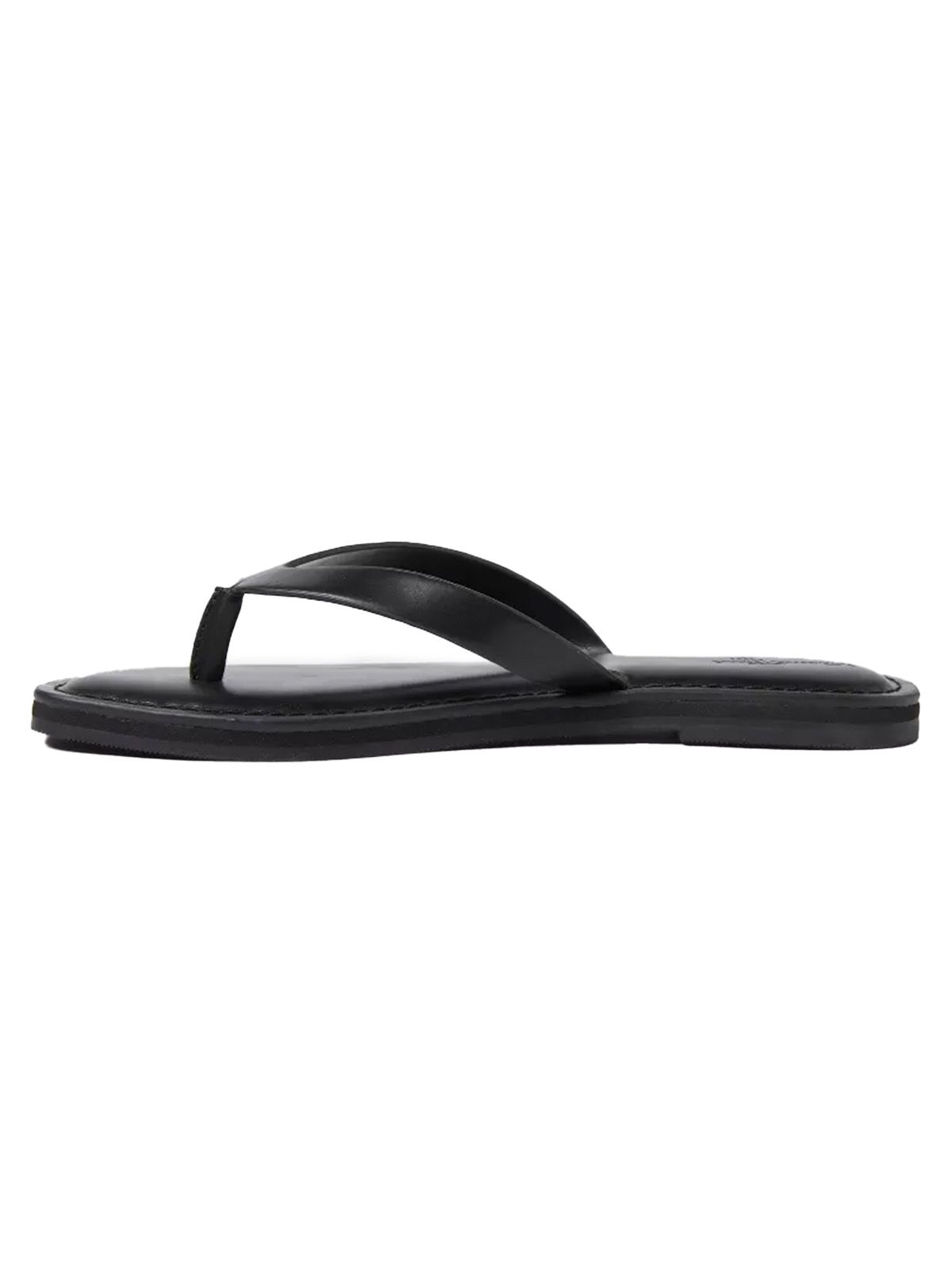 Women's Sherry Thong Flip Flops - Universal Thread™ Black 7: Memory Foam, Slip On, Square Toe
