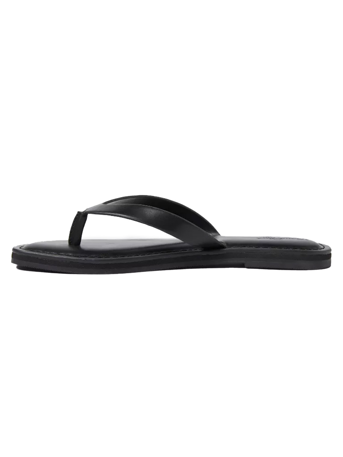 Women's Sherry Thong Flip Flops - Universal Thread™ Black 7: Memory Foam, Slip On, Square Toe