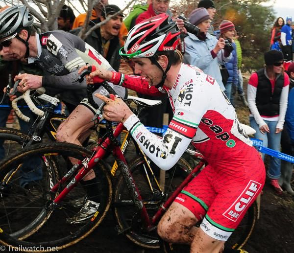 Troy Wells (Specialized) is racing despite being sick all week.