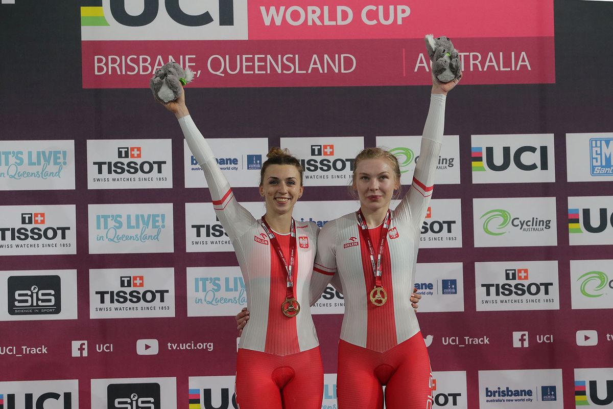 Poland's Marlena Karwacka and Urszula Los