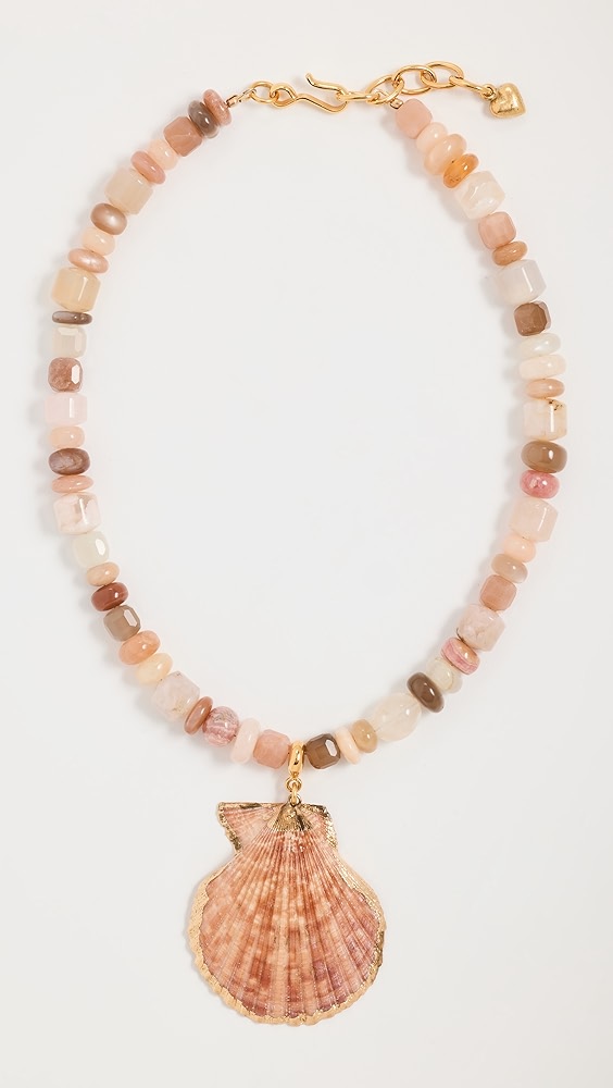 Paprika Necklace - Flower Agate