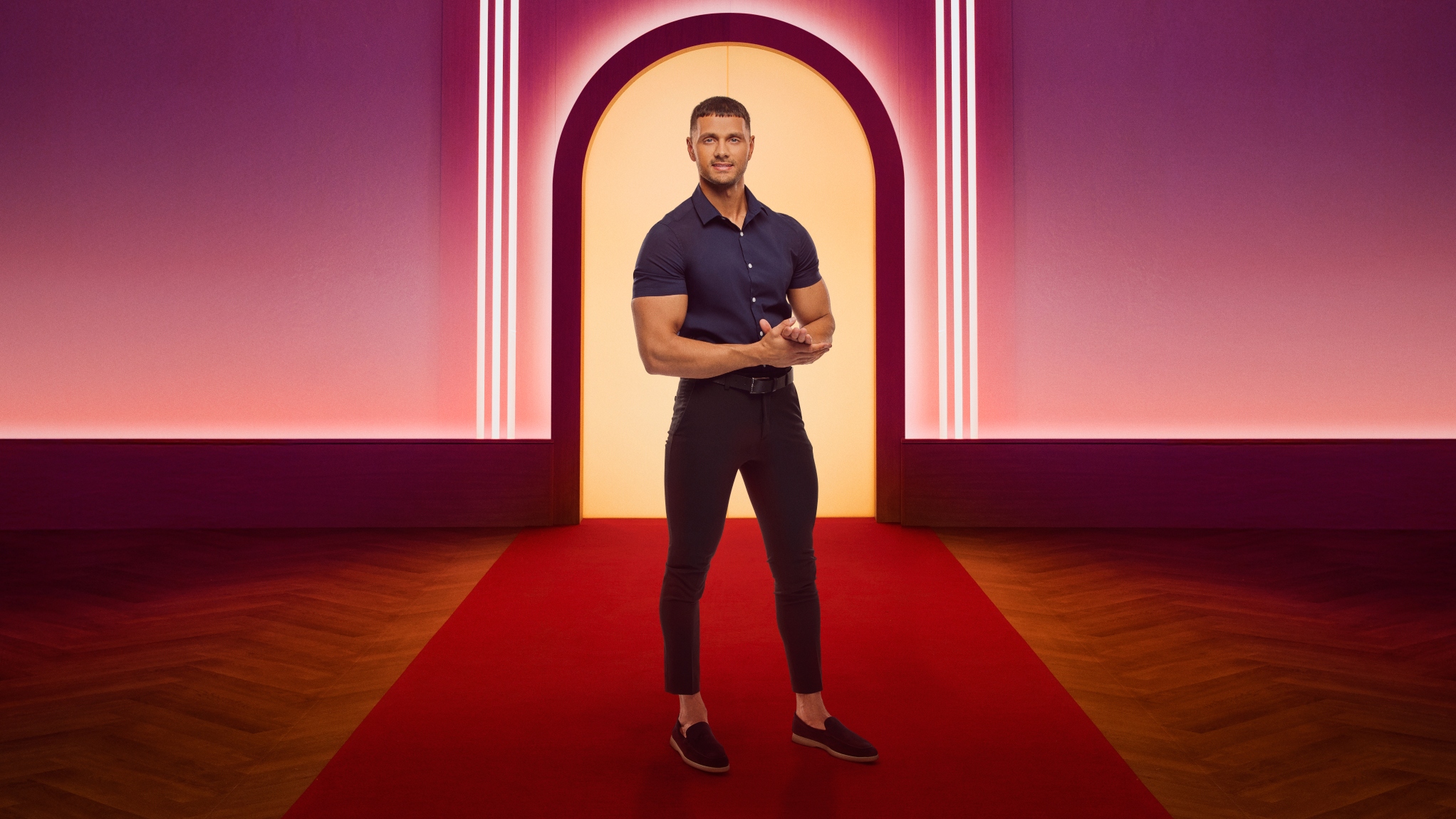 Love is Blind UK S2 contestant Kal promotional shot