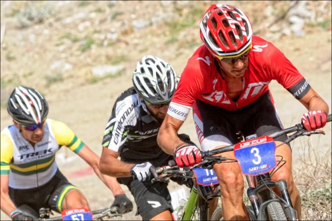 Todd Wells (Specialized) motored along all day, often closing gaps after other riders would attack.
