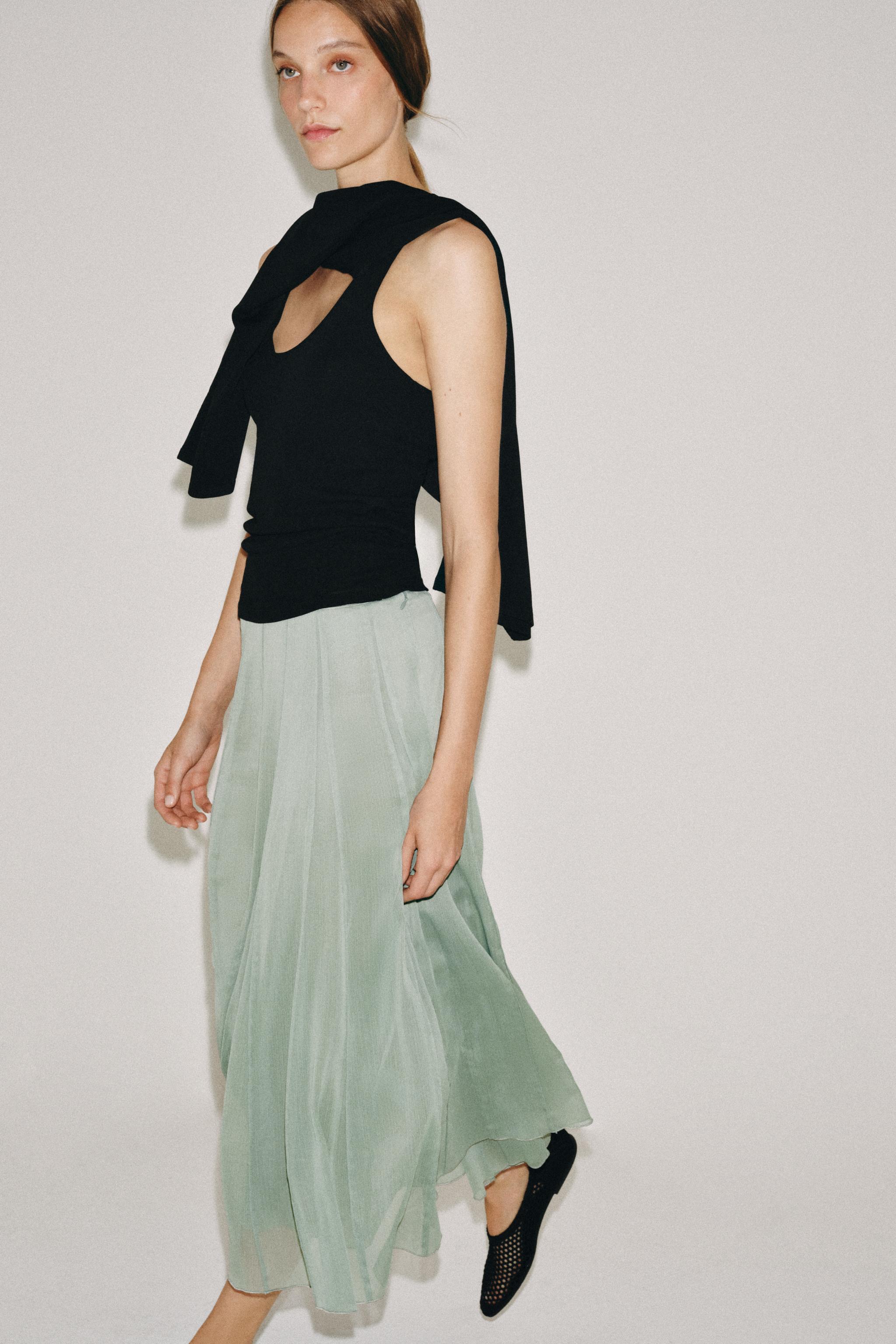 Zw Collection Midi Skirt