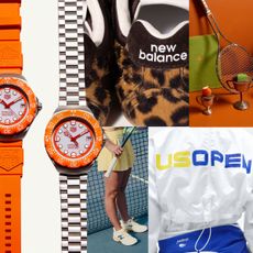 A collage featuring pieces from upcoming sports x fashion news items.