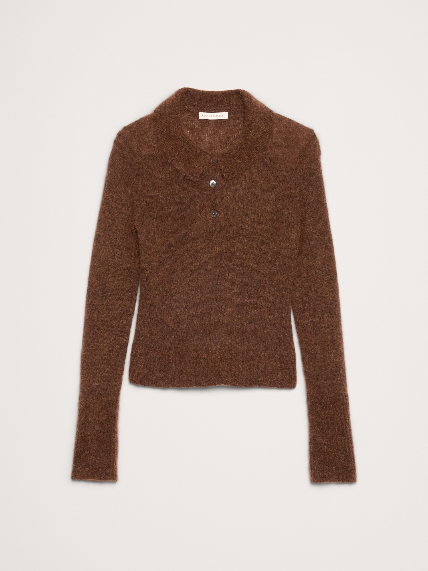 Italian Alpaca-Blend Sweater Polo