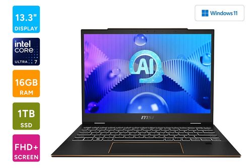 Summit E13 AI Evo 13.3-inch Full HD+ Intel Core Ultra 7 Windows 11 Laptop (16GB / 1TB) 