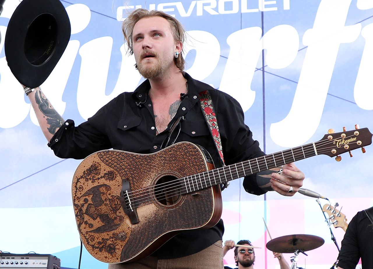Jackson Dean performs on the Chevy Riverfront stage during day three of the CMA Fest 2025 at Riverfront Park in Nashville, Tennessee on June 7, 2025