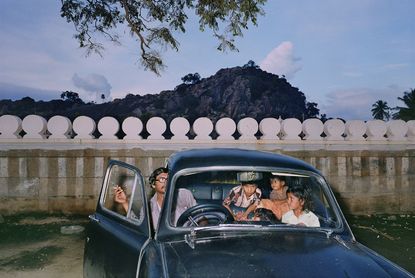 Shravanabelagola, Karnataka, India, 1981, by Mitch Epstein. 