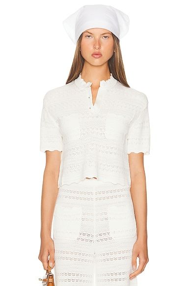Kaitltn Scalloped Top