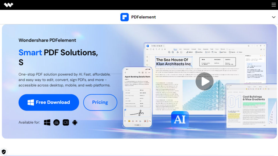 Website screenshot for PDFelement