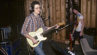 Marshall Crenshaw, pictured in the studio