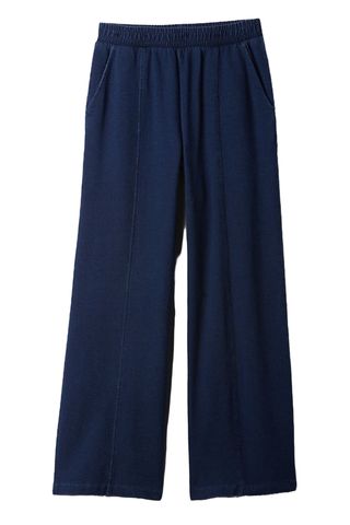 Seamed Wide-Leg Sweatpants