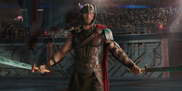 The Avengers Thor 3 Ragnarok Arena Gladiator Suit Battle Cosplay Outfit Costume