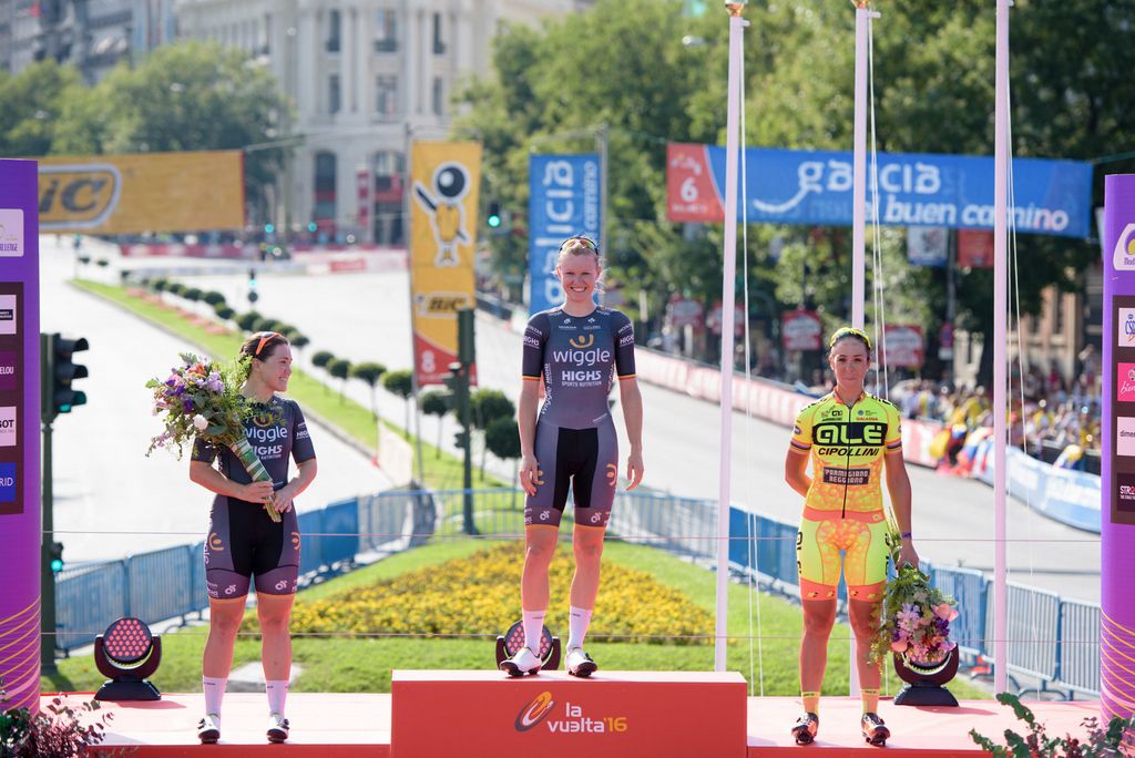 The La Madrid podium