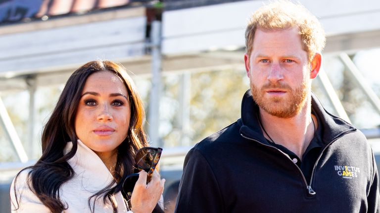 Prince Harry and Meghan's Netflix show: Meghan, Duchess of Sussex and Prince Harry, Duke of Sussex attend day two of the Invictus Games 2020 at Zuiderpark on April 17, 2022 in The Hague, Netherlands.