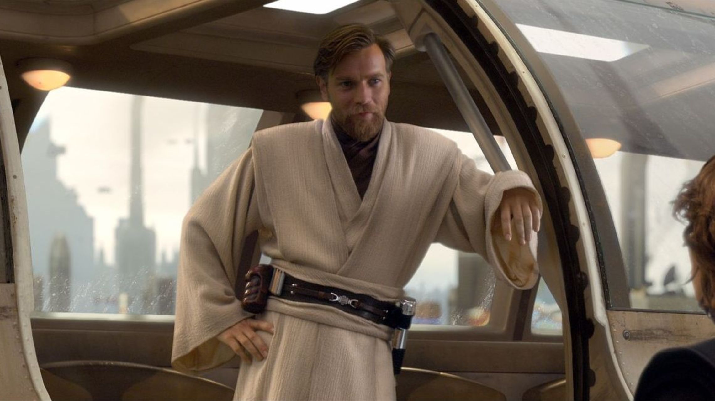 Ewan McGregor as Obi-Wan Kenobi.
