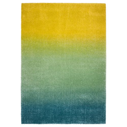 Hotellrum Rug, High Pile - Blue/green Yellow 5 ' 3 "x7 ' 7 "
