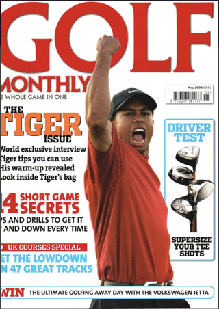 Tiger Woods front cover from Golf Monthly archive