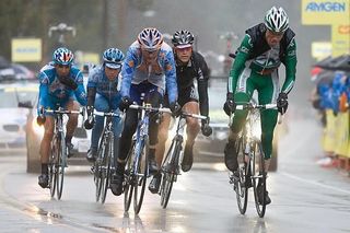 Oliver Zaugg was part of the nine-man break that almost stayed away