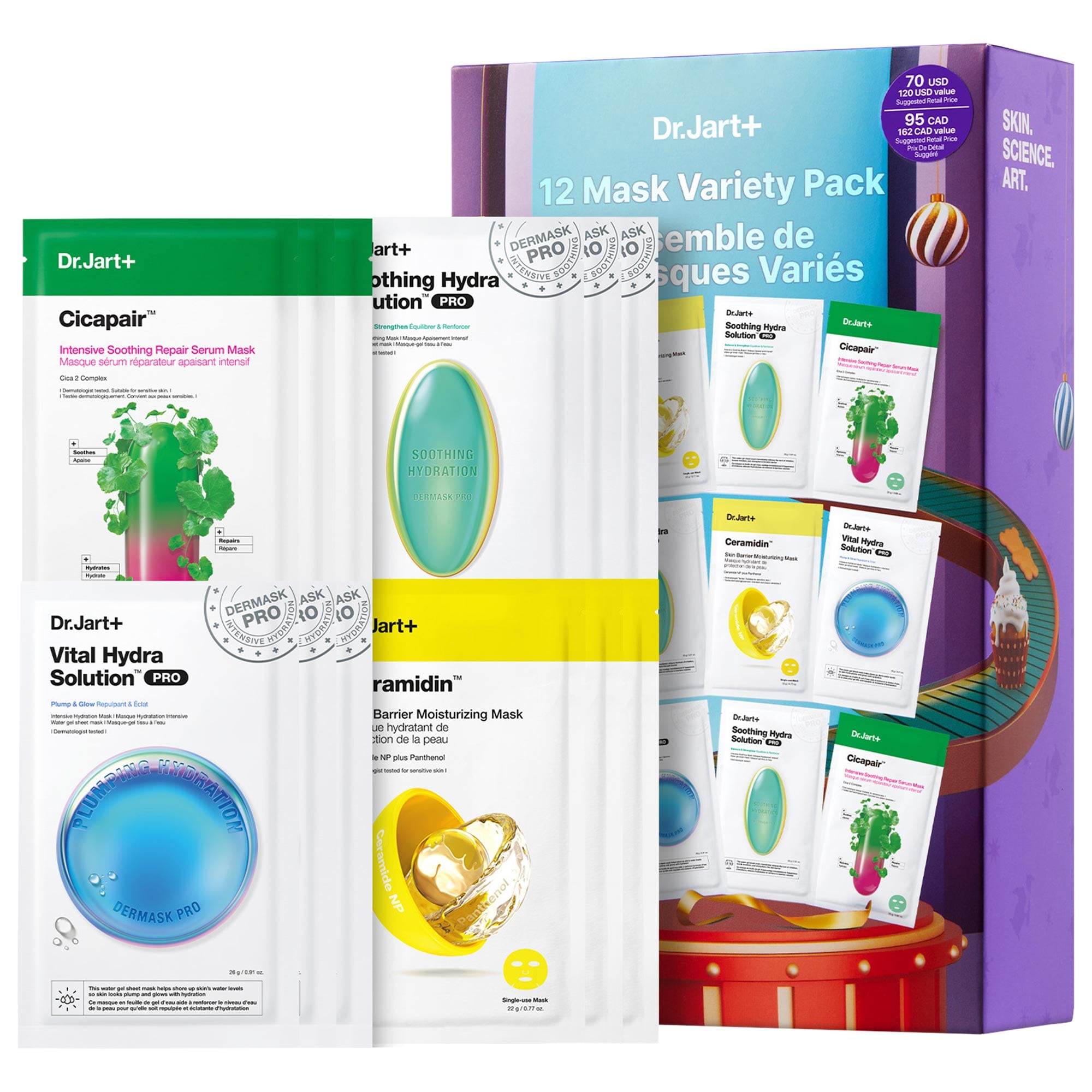 Korean Sheet Mask 12 Pack Gift Set