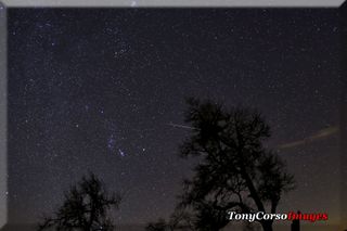 2015 Geminid Meteor Outside of Paris, Texas