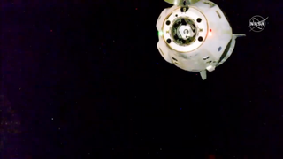 SpaceX's Crew Dragon Demo-2 spacecraft departs the International Space Station with NASA astronauts Bob Behnken and Doug Hurley, on Aug. 1, 2020.