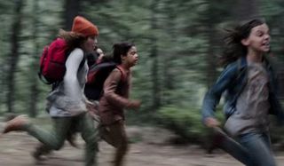 children running in Logan