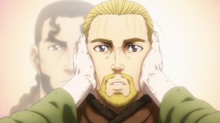 Thorfinn being compared to his father Thors in Vinland Saga