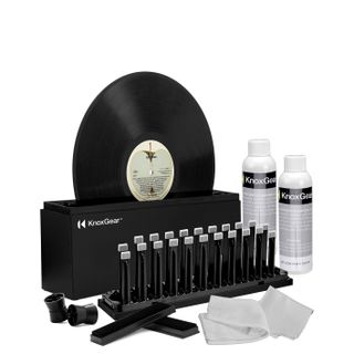 Best vinyl record cleaners: Knox Vinyl Record Cleaner Spin Kit