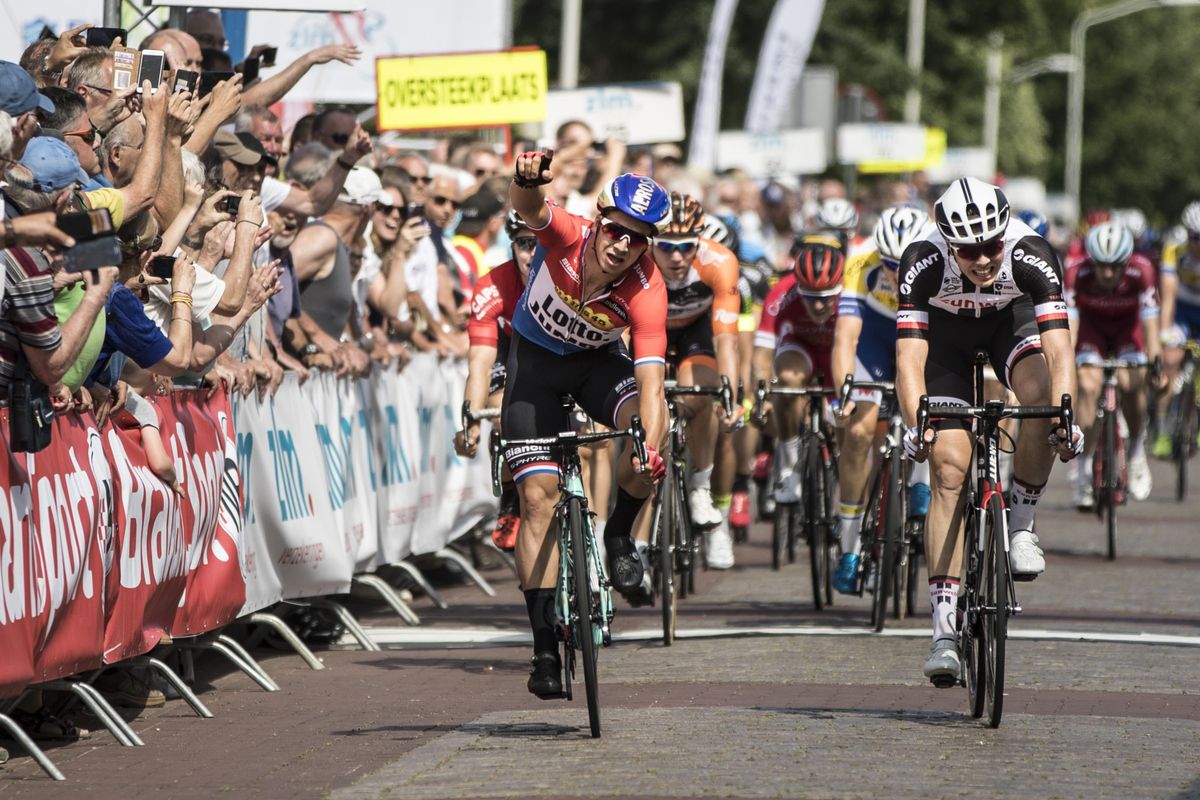 Dylan Groenewegen (LottoNl-Jumbo) celebrates victory