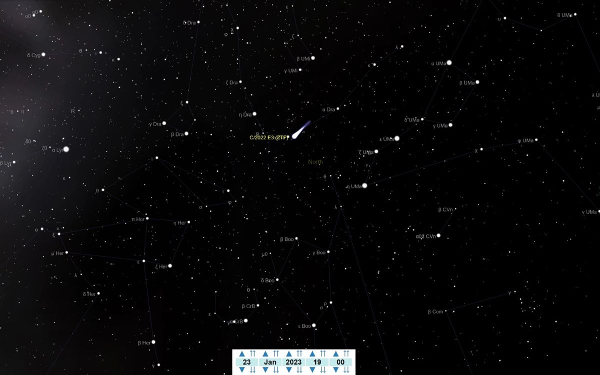 How to see green comet C/2022 E3 (ZTF) visible now in night sky | Space