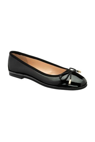 Black Patent 'ellon' Ballerina Shoes