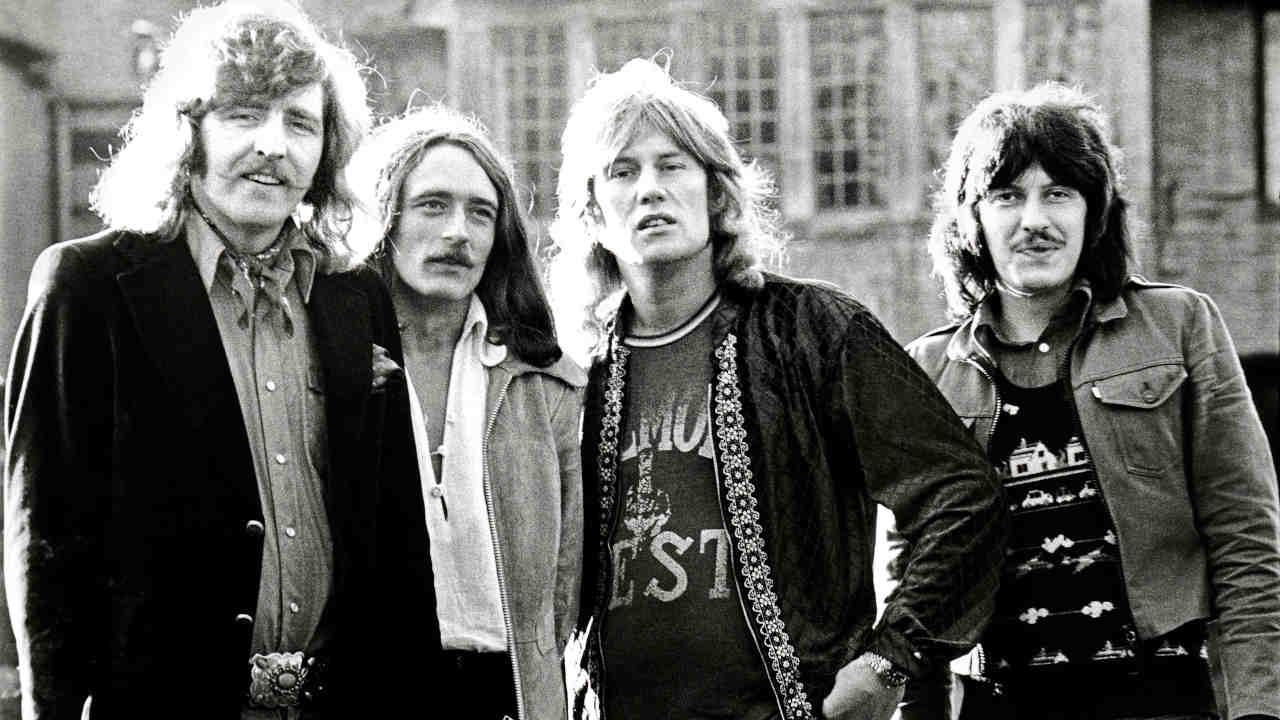 Ten Years After posing for a photograph in the 1970s