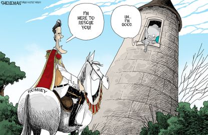 Political cartoon U.S. Romney GOP 2016