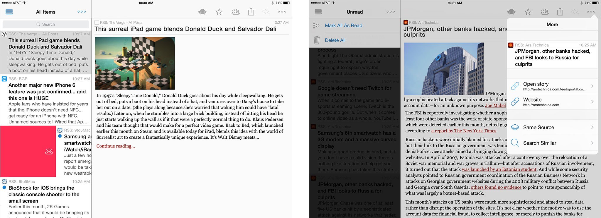 Best news reader apps for iPad: Faast