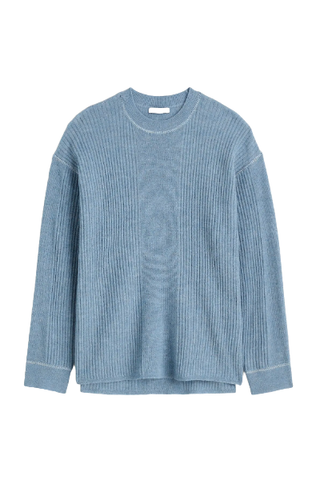 Madewell Ribbed Alpaca-Blend Crewneck Sweater (Was $110) 