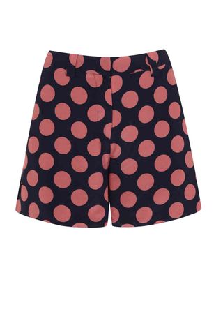 Topshop Unique SS16 Pink Polka Dot Shorts, £95
