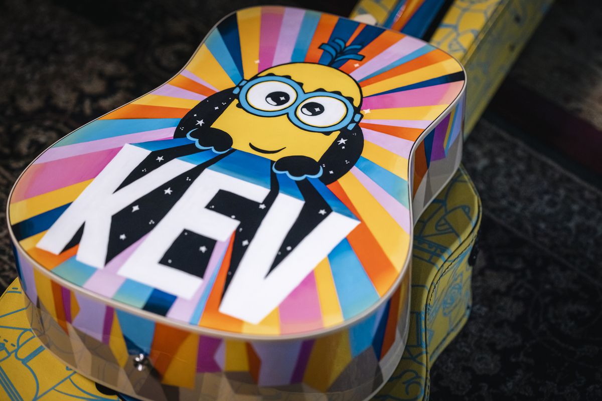 Fender Minions: Rise of Gru guitar