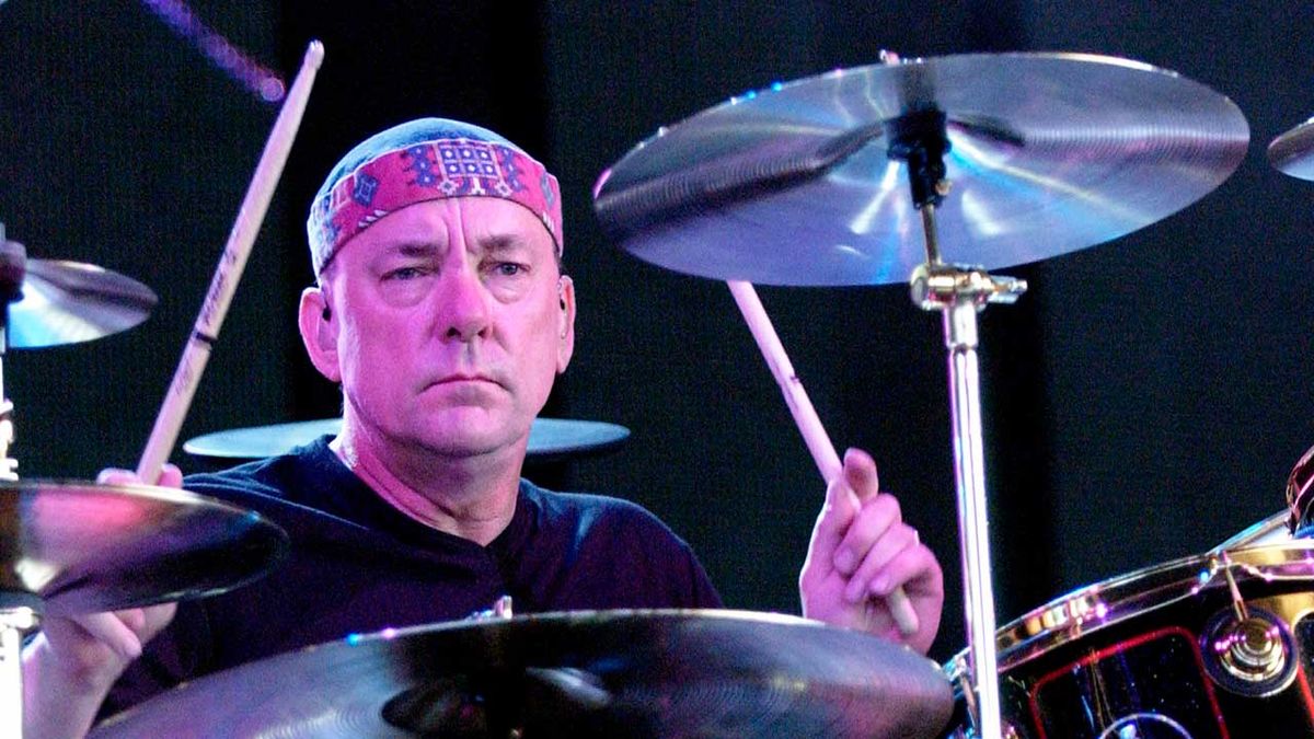 Neil Peart onstage