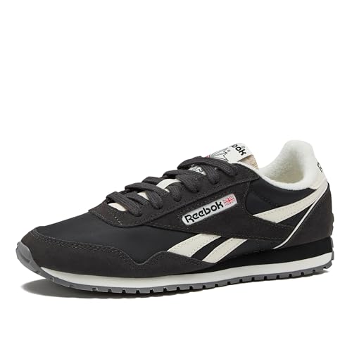 Reebok Women's Classic Az Legacy Sneakers for Women, Casual Athletic Womens Shoes, Washed Black/washed Black/chalk, 10