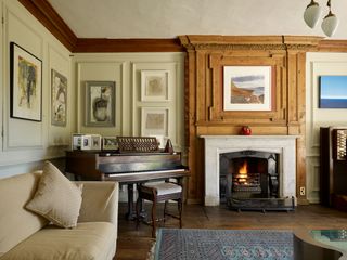 The panelled drawing room at St Agnes Lodge would have been the base for Roger Beckwith's political activities in Ripon in early 1700's. Photograph: Paul Highnam/Country Life Picture Library