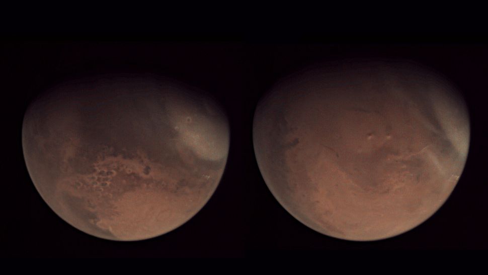 A new year begins on Mars as three space probes close in on the Red Planet