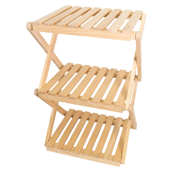 ALDI, Belavi 3-Tier Wooden Plant Stand