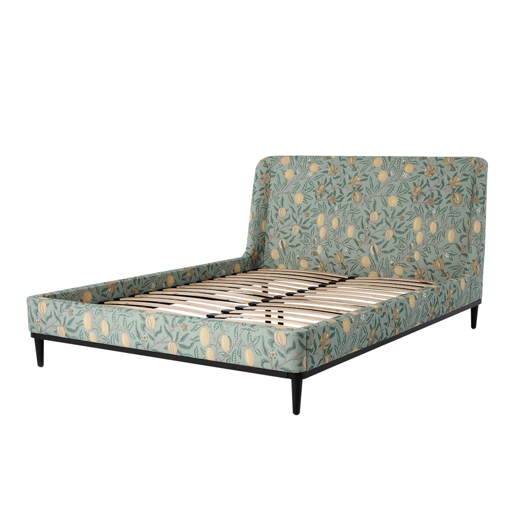 Swyft x Morris & Co. bedframe in floral print
