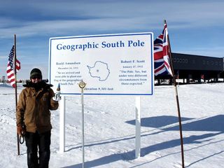 Kern the gnome at the south pole.