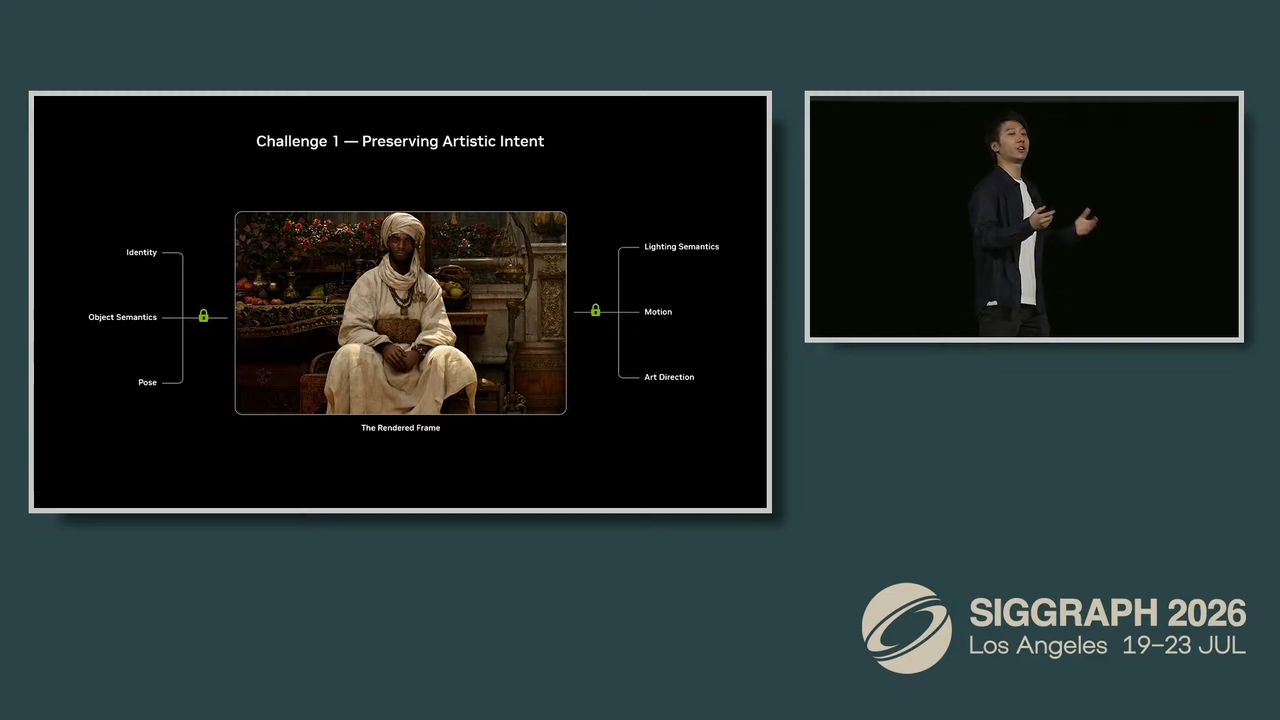 Nvidia DLSS 5 presentation at SIGGRAPH 2026