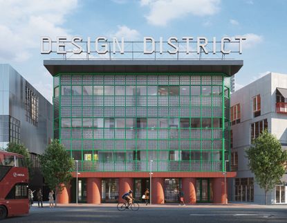 A rendering of Queercircle's new home for LGBTQ+ art in the Greenwich Design District