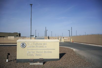 A US Customs and Border Protection facility in Clint, Texas.